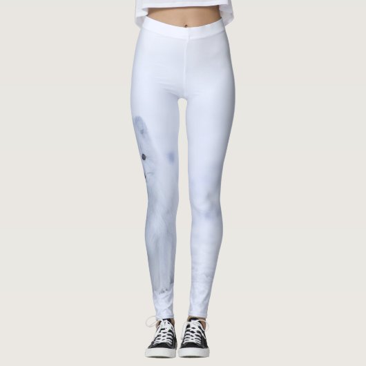 Sneeuwwolf Leggings (Voorkant)