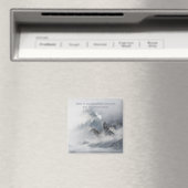 Sneeuwwolfprint Magneet (Insitu (Vaatwasser))
