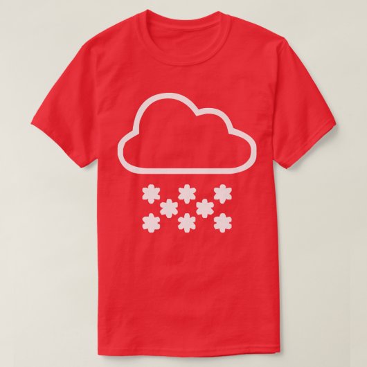 Sneeuwwolk T-shirt (Design voorkant)