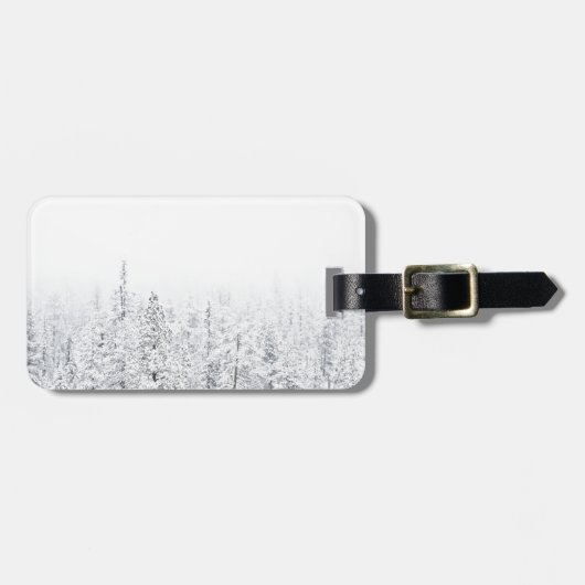 Sneeuwwoud Bagagelabel (Voorkant horizontaal)