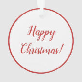 Sneeuwwoud met kerstcadeautjes Naam Cute  Ornament (achterkant)