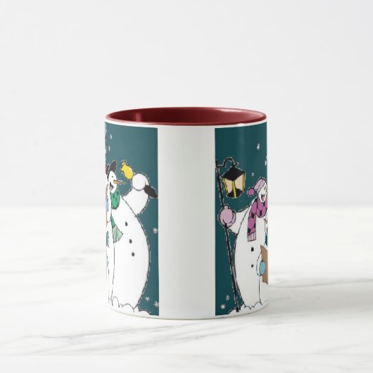 Sneeuwzingen! Mok (Midden)