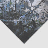 Sneeuwzwanen, Winter op de vijver Tissuepapier (Detail)