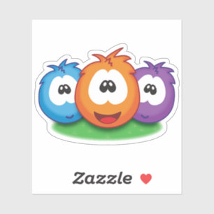 Sneezies! Icoon Stijl Trio Arrangement Sticker