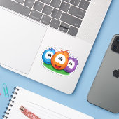 Sneezies! Icoon Stijl Trio Arrangement Sticker (Laptop met iPhone)