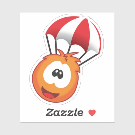 Sneezies Parachute Ontsnapping Sticker (Vel)