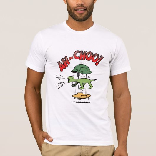 Sneezing Turtle T-shirt (Voorkant)