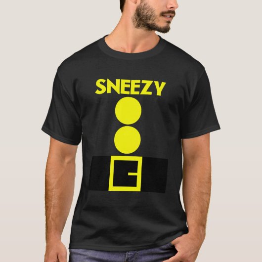 Sneezy Beard Santa Dwarf Matching Group Kostuum Gi T-shirt (Voorkant)