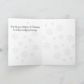 Sneezy de eekhoorn kerst Kaart (Binnen)