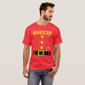 Sneezy Dwarf Halloween Costume Matching Sneezy Dwa T-shirt (Voorkant volledig)
