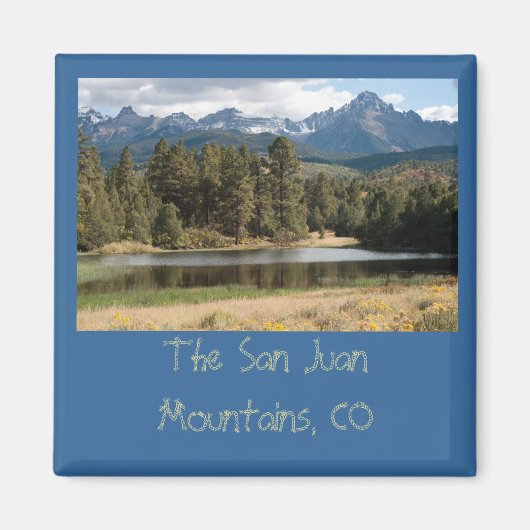 Sneffels en een vijver in de Bossen Magneet (Voorkant)