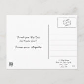 Snegurochka russische illustratie. Snowmaiden Feestdagenkaart (Achterkant)