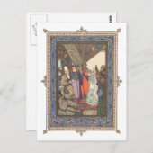 Snegurochka voor tsaar Berendei Briefkaart (Voorkant / Achterkant)