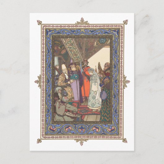 Snegurochka voor tsaar Berendei Briefkaart (Voorkant)