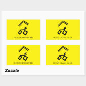 Snek crashen niet in mij sticker (Vel)