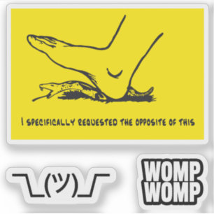 Snekright gadsden vlag parodie memes x6 sticker