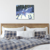 Snel 2004 canvas afdruk (Insitu (Slaapkamer))