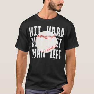 Snel achterlaten van Baseball Funny Sport T-shirt