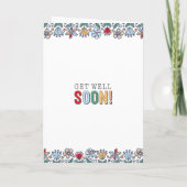 Snel afdrukbare Kaart |  bloem (Achterkant)