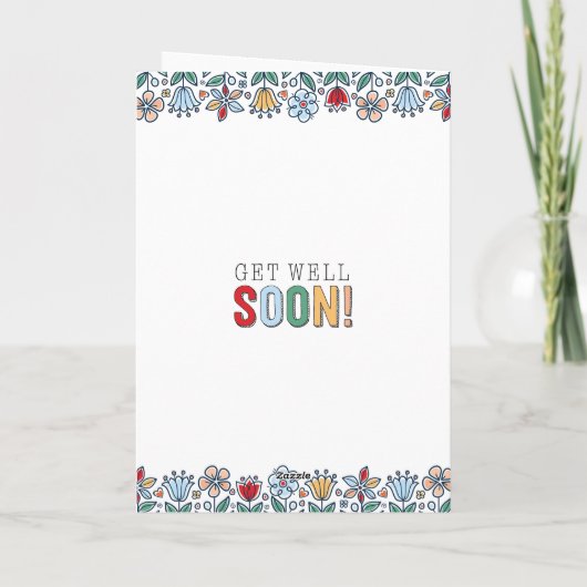 Snel afdrukbare Kaart | bloem (Achterkant)