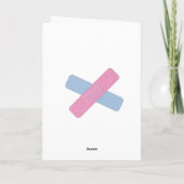 Snel afdrukbare Kaart | Schattigee geest (Achterkant)