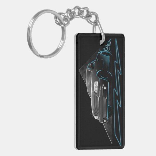 Snel als bliksem - Rodder Slogan Sleutelhanger (Voorkant Links)