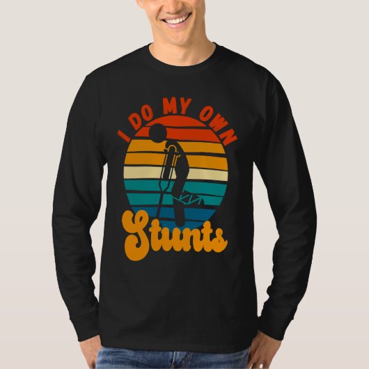 Snel Beter Worden Beenblessure Gebroken Knie Ik Do T-shirt (Voorkant)