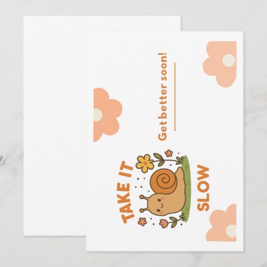 Snel beter worden Kaart (Voorkant / Achterkant)