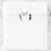 snel beter worden ronde sticker (Tas)