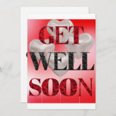 Snel Beter Worden Uitnodiging (Voorkant / Achterkant)