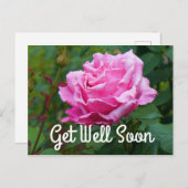 Snel Beterschap Memorial Day Roos #2 Ansichtkaart Briefkaart (Voorkant / Achterkant)