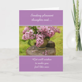 Snel Beterschap Wens Vouwbare Wenskaart Kaart