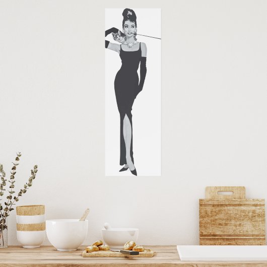 Snel bij Tiffany's Poster (Keuken)