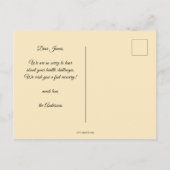 Snel  Briefkaart voor het schilderen van wijn (Achterkant)