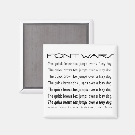 Snel bruin Fox Magnet (Voorkant / Achterkant)