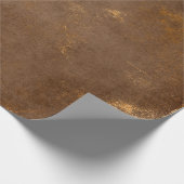 Snel bruine maroon Rust Wrap Cadeaupapier (Hoek)