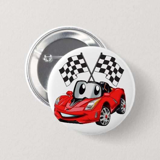 Snel cartoon markeren — Kies achterkleur Ronde Button 5,7 Cm (Voorkant /achterkant)