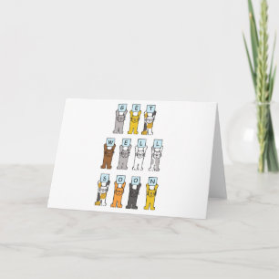 Snel Cartoons katten Kaart