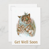 Snel Cat ophalen Briefkaart (Voorkant / Achterkant)