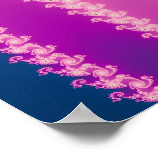 Snel centrifugeren - Fractal Poster (Hoek)