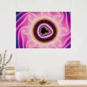 Snel centrifugeren - Fractal Poster (Keuken)