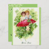 Snel de feestdagen van Patrick! Kaart (Voorkant / Achterkant)