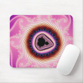 Snel draaien - Fractal Mousepad Muismat (Met muis)