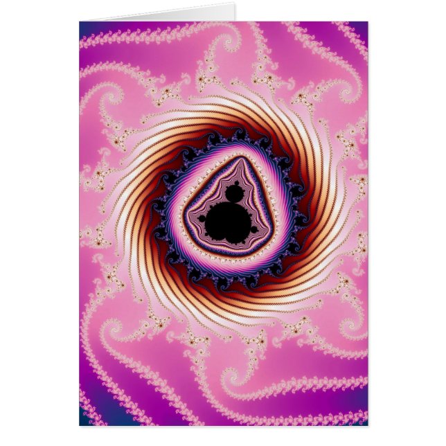 Snel draaiend - Fractal Kaart (Voorkant)