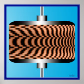 Snel draaiende schijf poster (Voorkant)