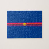 Snel drijven van de oceaanzonsondergang legpuzzel (Horizontaal)
