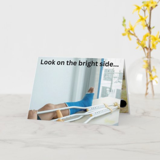 snel een kaart voor gebroken bot (Gele Bloem)