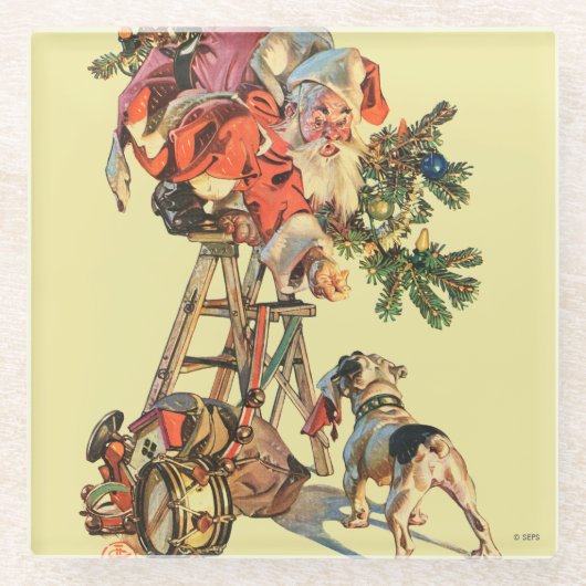 Snel een Ladder Glazen Onderzetter (Voorkant)