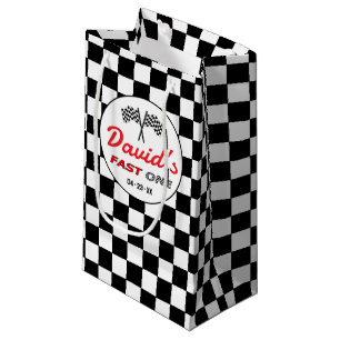 Snel EEN Race Vlag Geruite Verjaardagscadeautas Klein Cadeauzakje