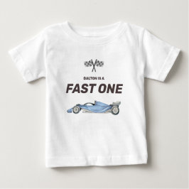 Snel één raceauto eerste verjaardag Peuter T-shirt